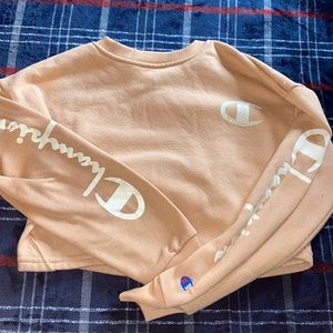 Champion Crop Top Crew Neck